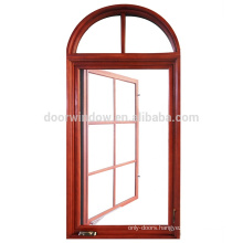 wooden aluminum arched shaped round window for sale